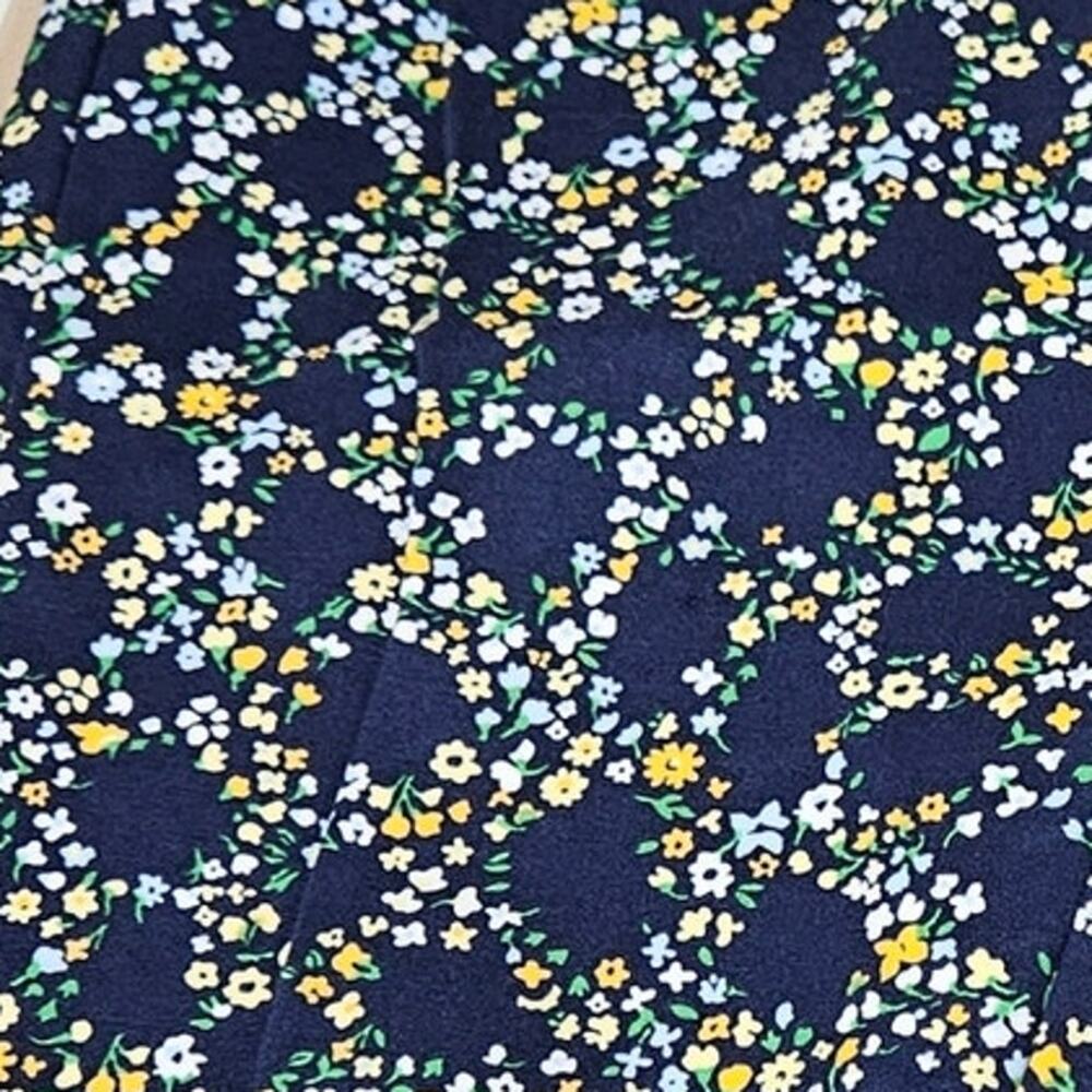 Michael Kors Women’s Floral Ankle Pants Size 8 Medium Summer Career Casual - Picture 3 of 5